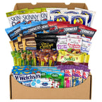 65-piece snack box with sweet and savory snacks