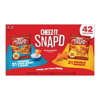 Cheez-It Snap'd cheese crackers variety pack