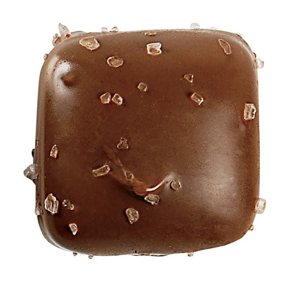 Sanders milk chocolate sea salt caramels package front