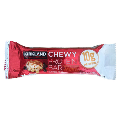 Peanut butter and semisweet chocolate chip protein bars