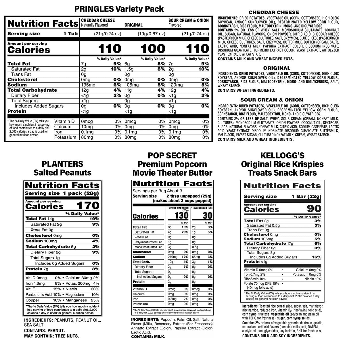 Snack mix and jerky variety pack