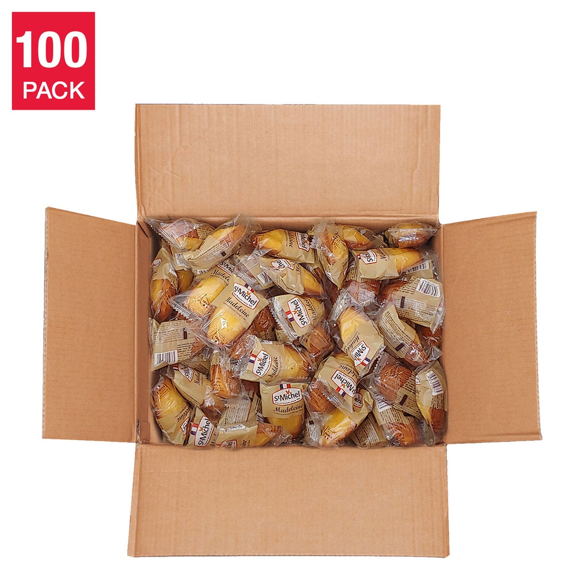 St Michel classic French sponge cake madeleine pack