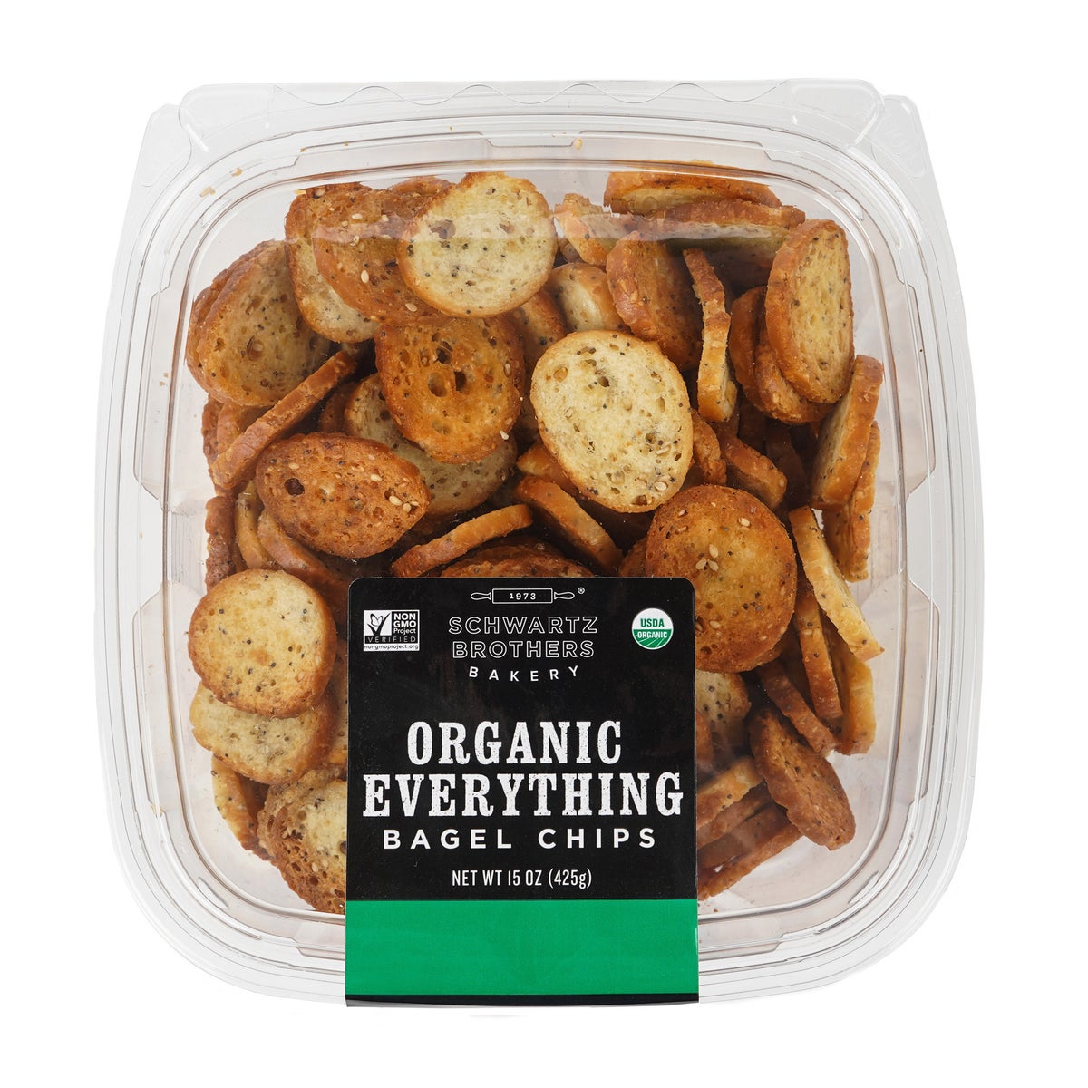 Schwartz Brothers organic everything bagel chips 15 oz