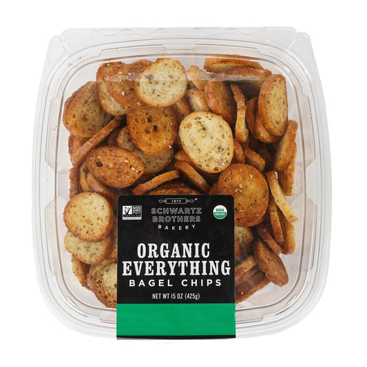 Schwartz Brothers organic everything bagel chips 15 oz
