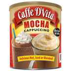 Caffe D'Vita instant mocha cappuccino 4 lb canister