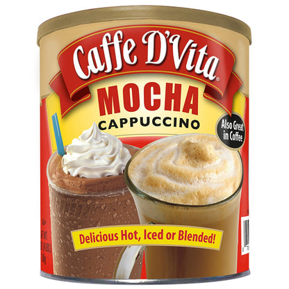 Caffe D'Vita instant mocha cappuccino 4 lb canister