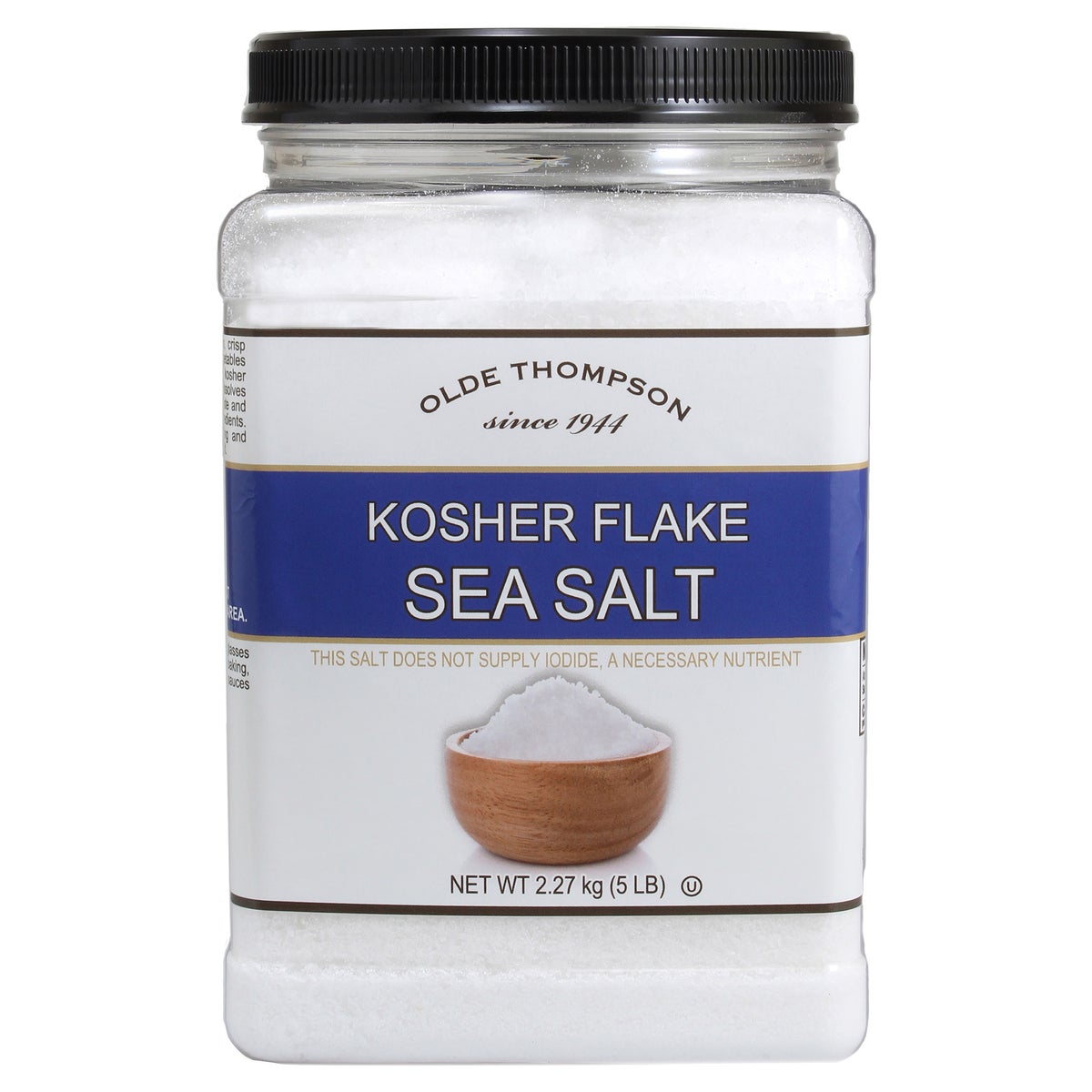 Olde Thompson kosher flake sea salt 5 lb bag