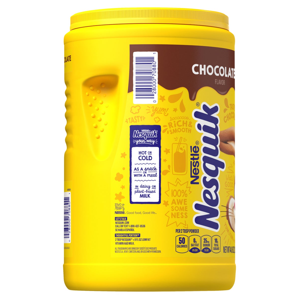 Nestlé Nesquik chocolate drink mix ingredient details