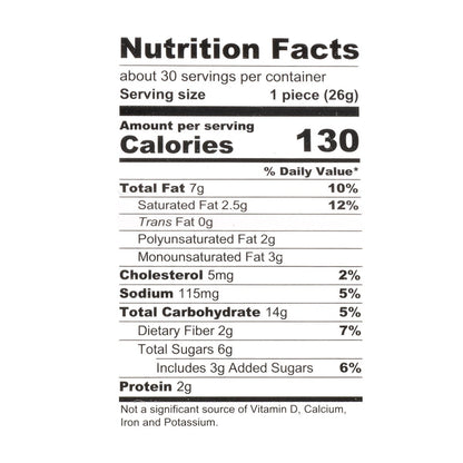 Individually wrapped Universal Bakery Aussie Bites snack