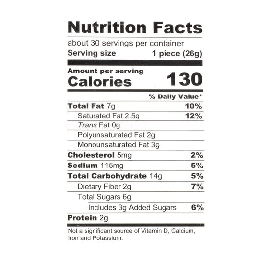 Individually wrapped Universal Bakery Aussie Bites snack