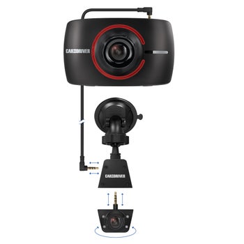 Car & Driver Road Patrol 1080p dual dash camera with touchscreen