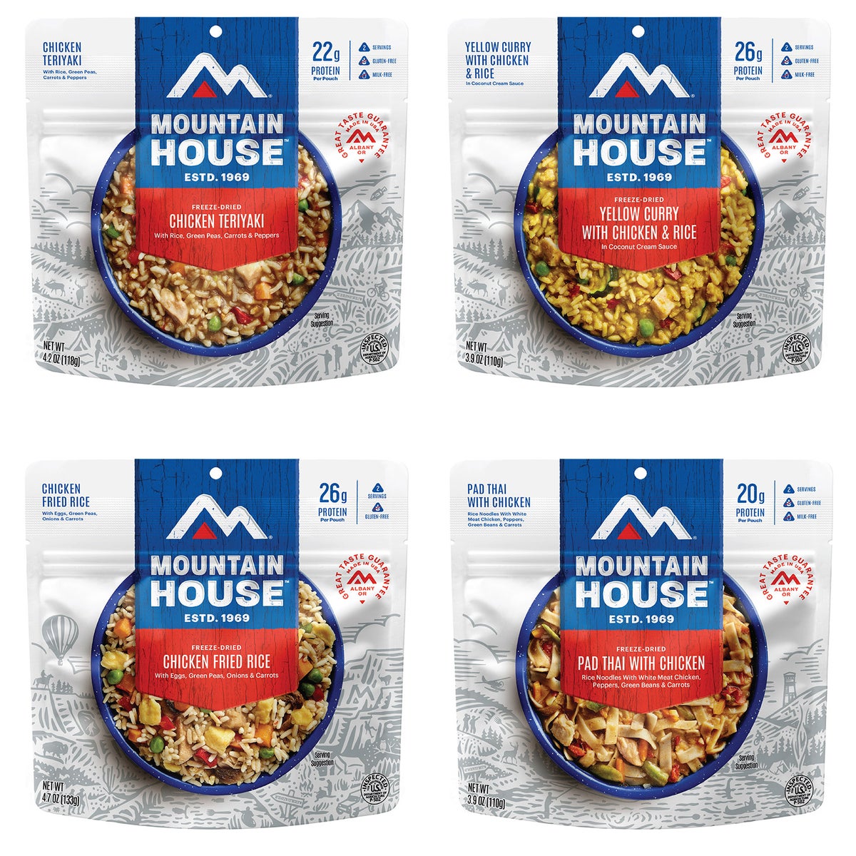 Mountain House Asian inspired freeze dried kit 24-count