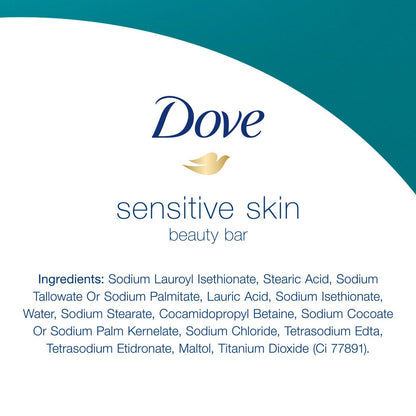 Dove sensitive skin beauty bar soap value pack 3.75 oz