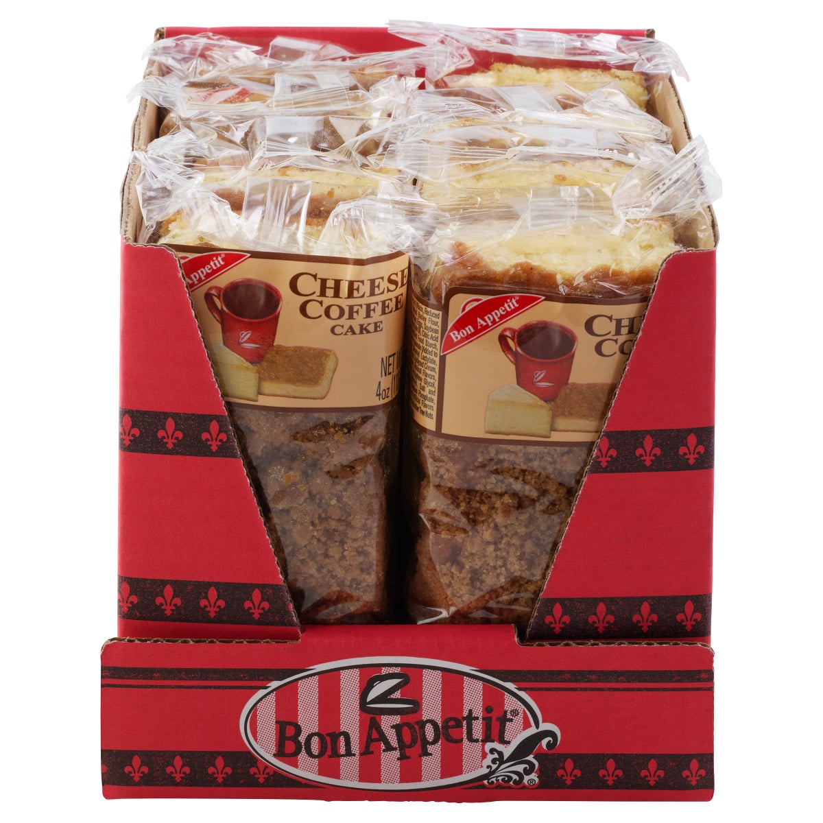 Bon Appetit cheese coffee bar cake 8-count pack