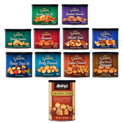 Mixed nuts included in Our Heroes' Care Pack