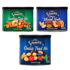 Assorted nuts and snacks in care pack