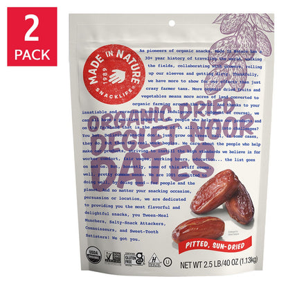 Made in Nature USDA organic dates 40 oz 2-pack