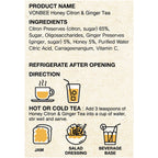 Honey citron ginger tea by Vonbee pantry pack