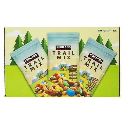Individually portioned trail mix snack packs