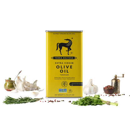 Terra Delyssa first cold press olive oil pantry set