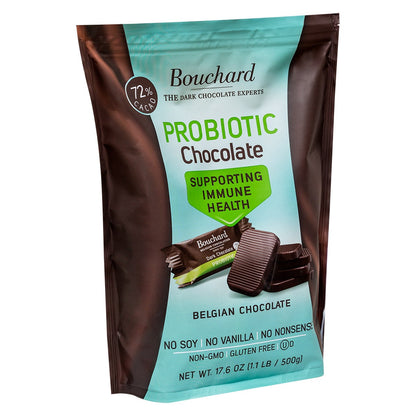 Individually wrapped Belgian chocolate pieces