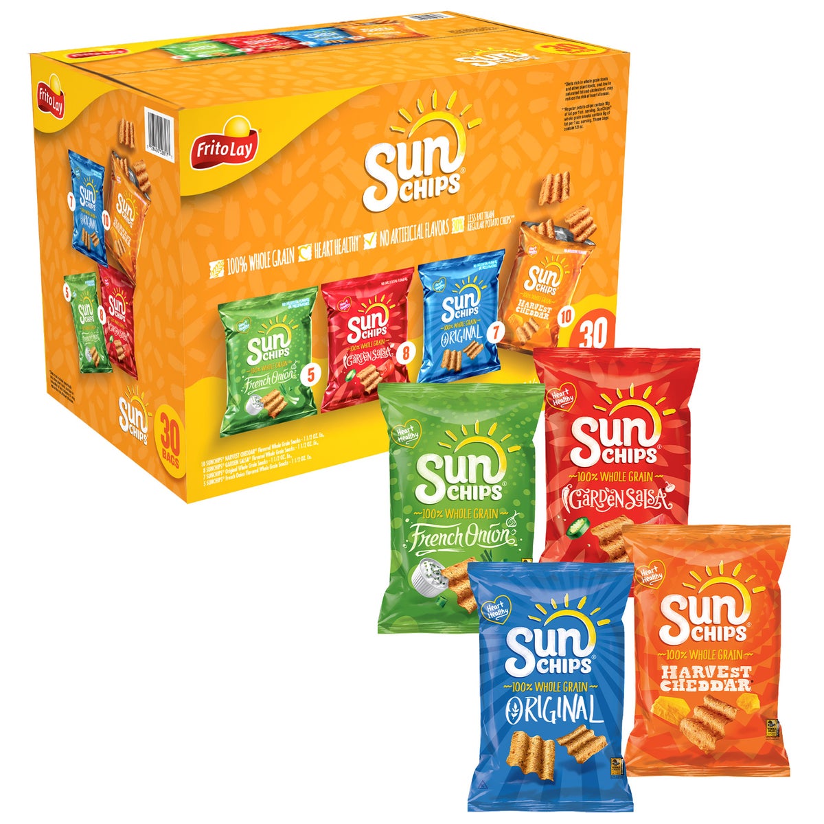 SunChips Whole Grain variety pack 30-count