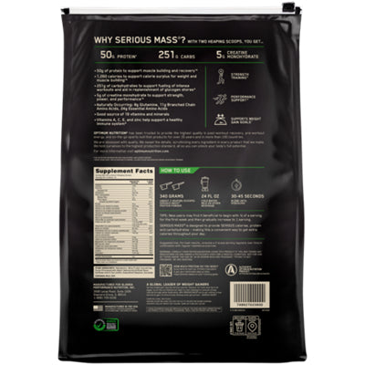 Optimum Nutrition chocolate weight gain powder, 16 servings