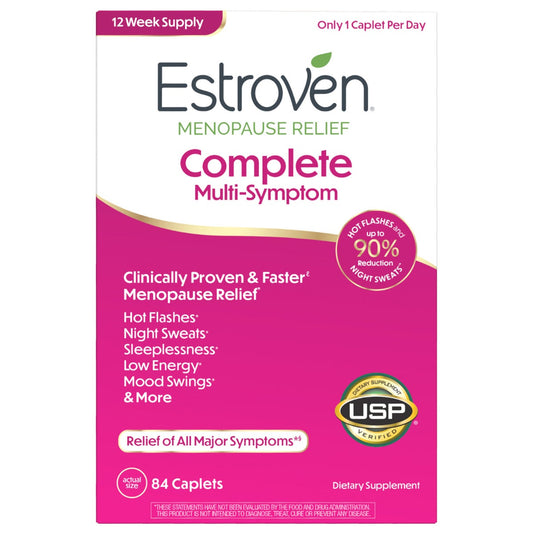 Estroven Complete menopause relief caplets bottle