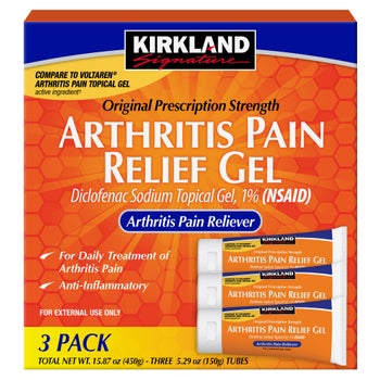Kirkland Signature topical NSAID pain relief gel