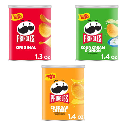 Pringles single-serve snack cans variety assortment