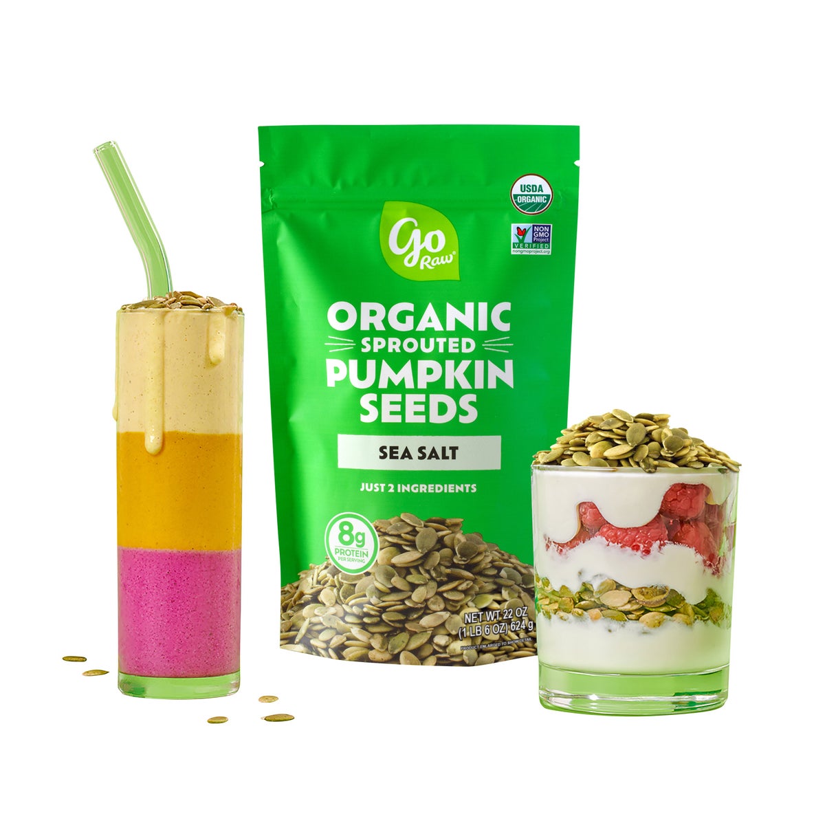 Go Raw vegan gluten-free pumpkin seed snack