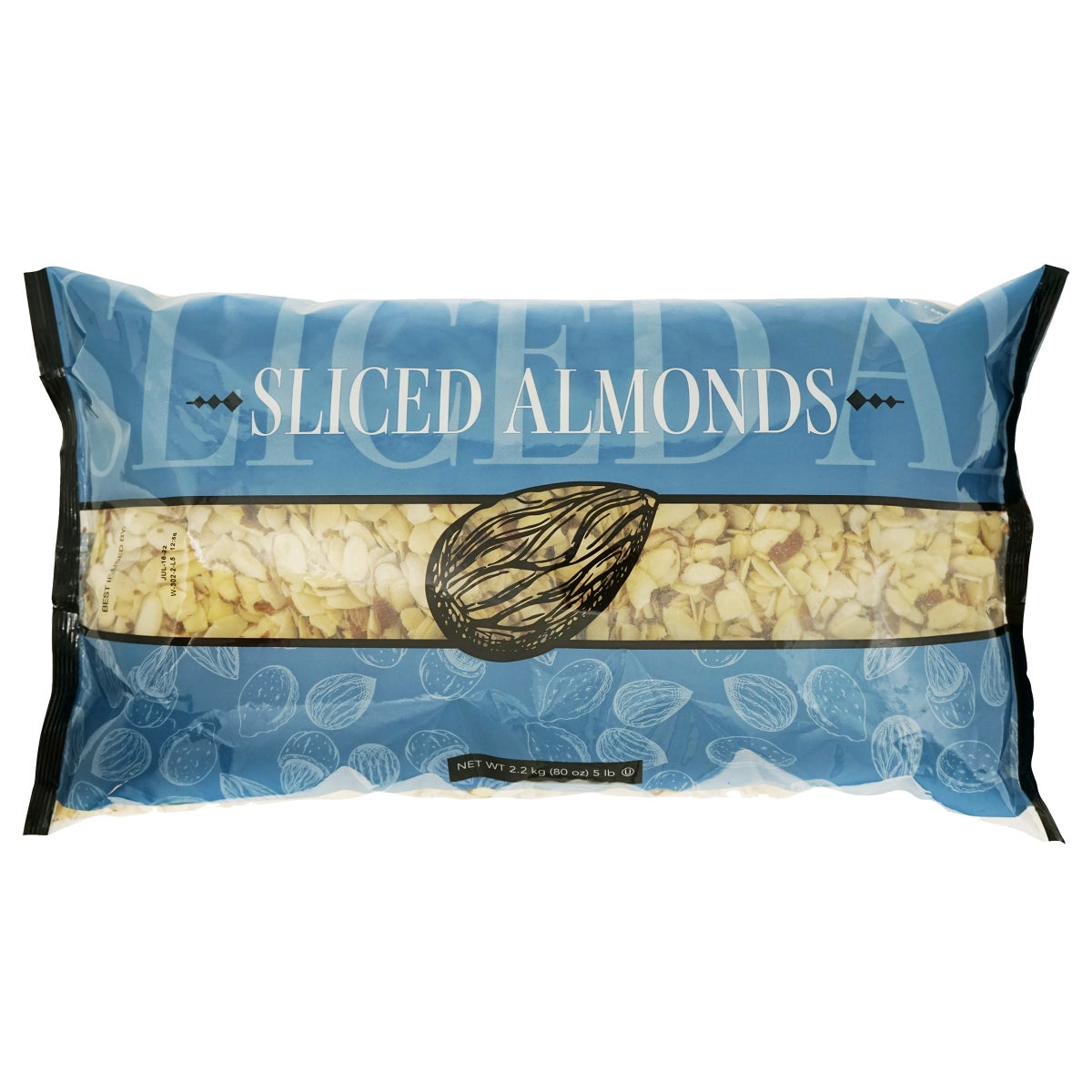 Sliced almonds 5 lb bag