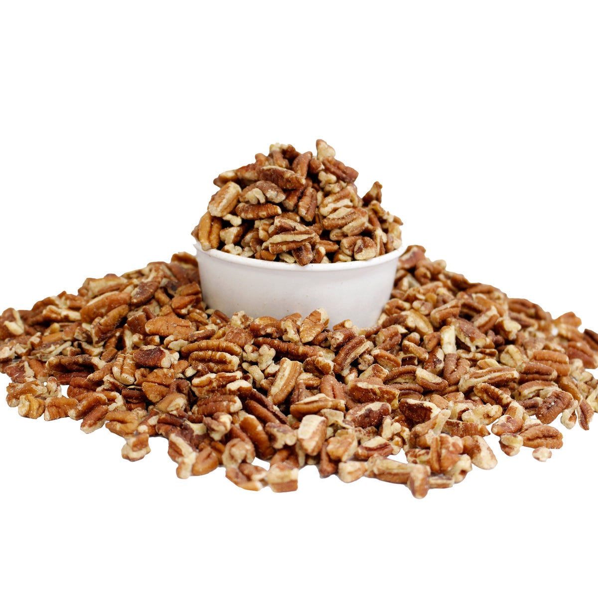 USA-made pecan pieces in large bag
