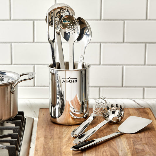 All-Clad 8-piece stainless steel kitchen utensil set