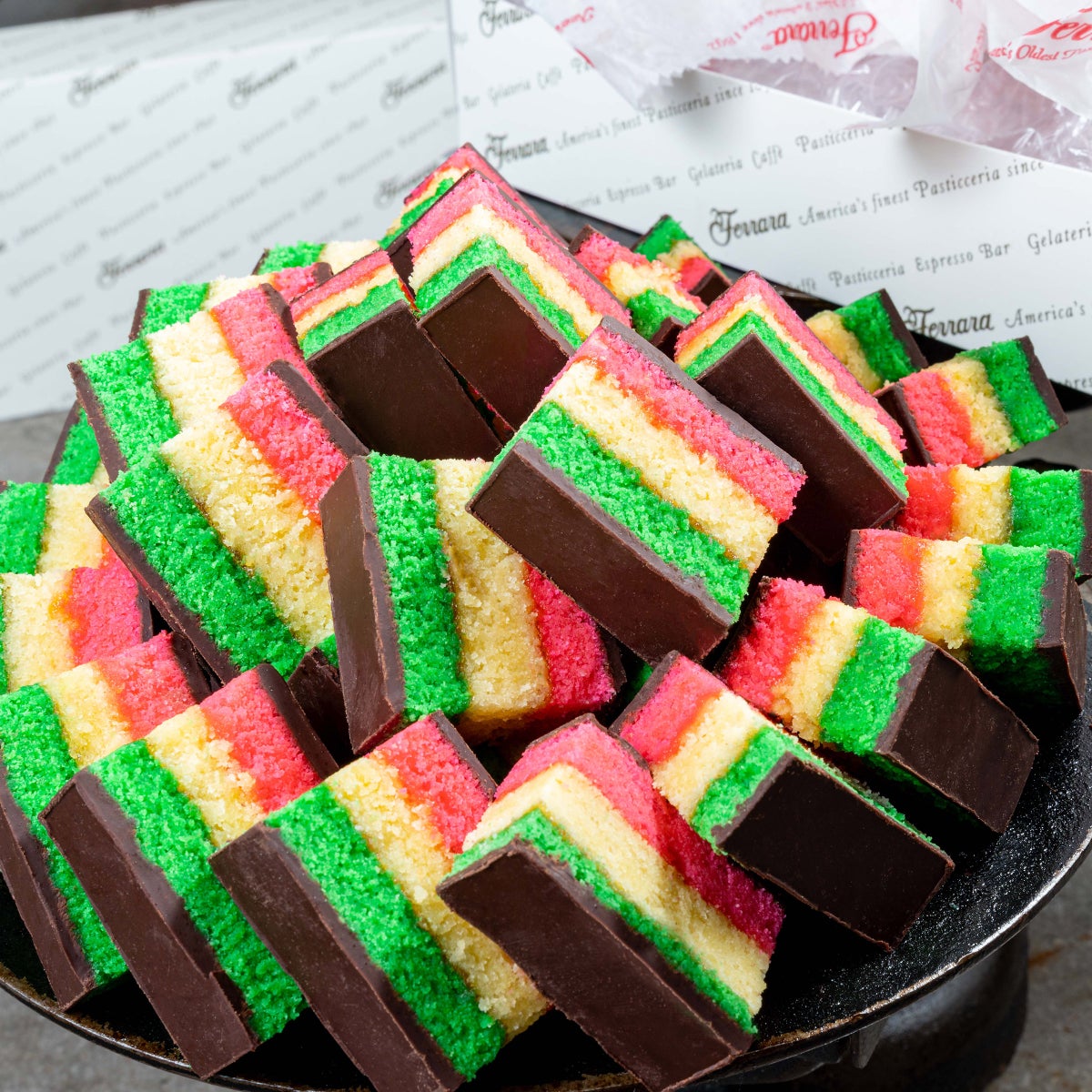 Ferrara's Bakery rainbow cookies 1.5 lb package