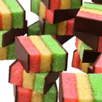 Tricolor rainbow cookies from Ferrara's Bakery
