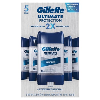 Gillette Ultimate Protection 6-in-1 antiperspirant 5-pack