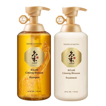 Daeng Gi Meo Ri Ki Gold Ginseng Blossom shampoo and treatment set