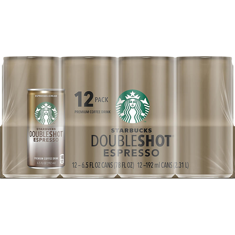 Starbucks Doubleshot Espresso Coffee 12-pack cans