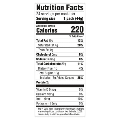 Chips Ahoy snack packs with chocolate chip cookies