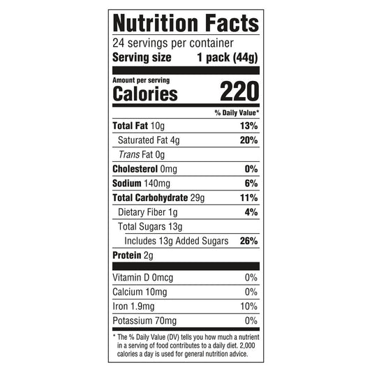 Chips Ahoy snack packs with chocolate chip cookies