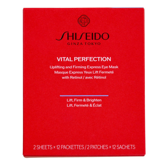 Individually packed Shiseido uplifting and firming eye masks
