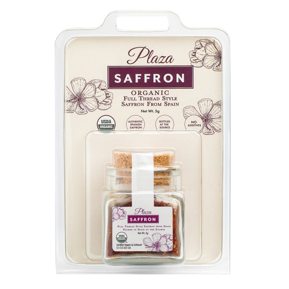 Premium saffron threads for cooking and paella