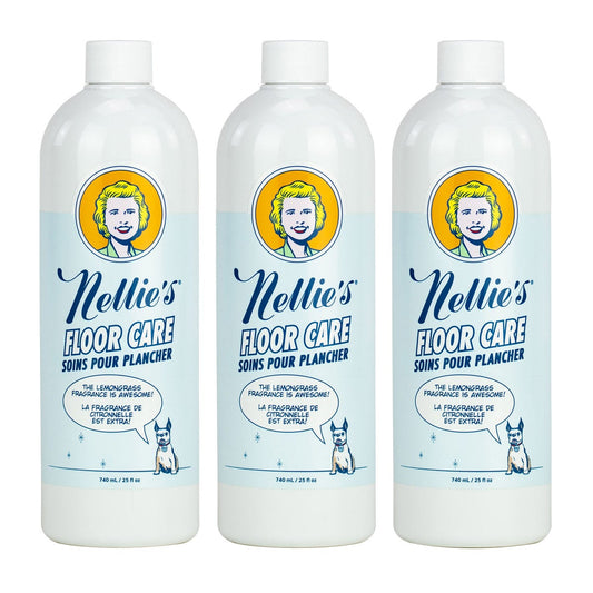 Nellie's Floor Care 25 fl oz 3-count lemongrass scent