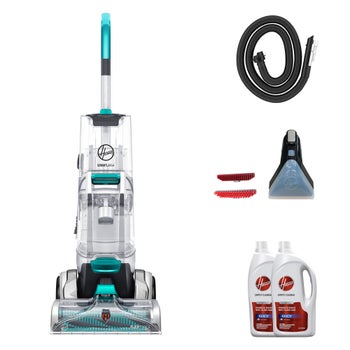 Hoover SmartWash+ automatic upright carpet cleaner with Oxy solution