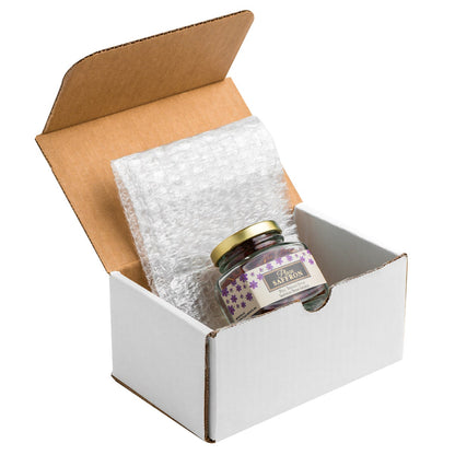 Pantry spice jar of Greek saffron