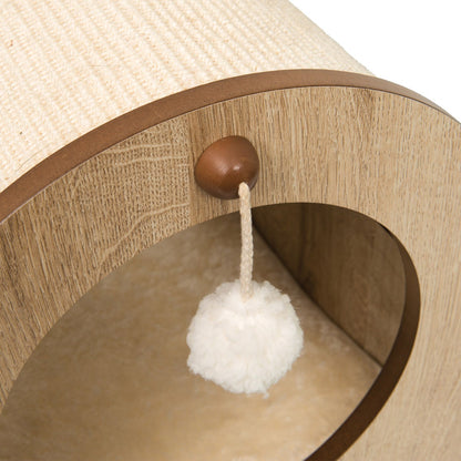 Catit cat tree scratcher in contemporary home