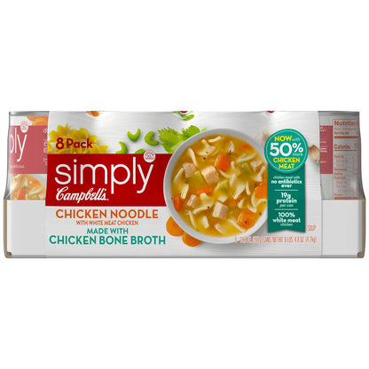 Campbell's Simply Chicken Noodle Soup pantry case
