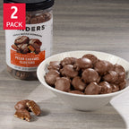 Sanders milk chocolate pecan caramel clusters 32 oz 2-pack