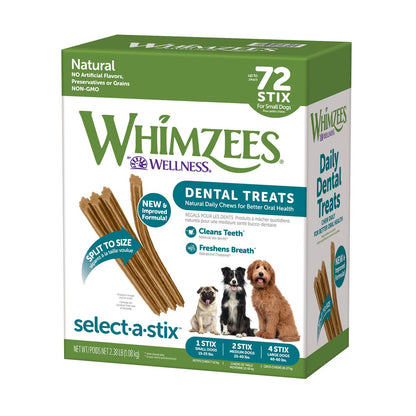 Whimzees natural gluten-free dog chew sticks